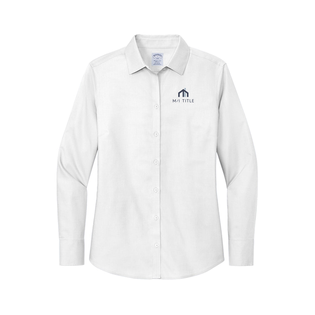 M/I Title - Brooks Brothers® Women’s Wrinkle-Free Stretch Nailhead Shirt