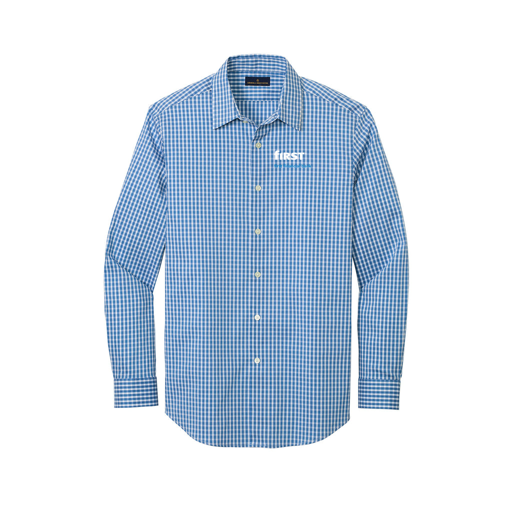 First Financial - Brooks Brothers® Tech Stretch Patterned Shirt