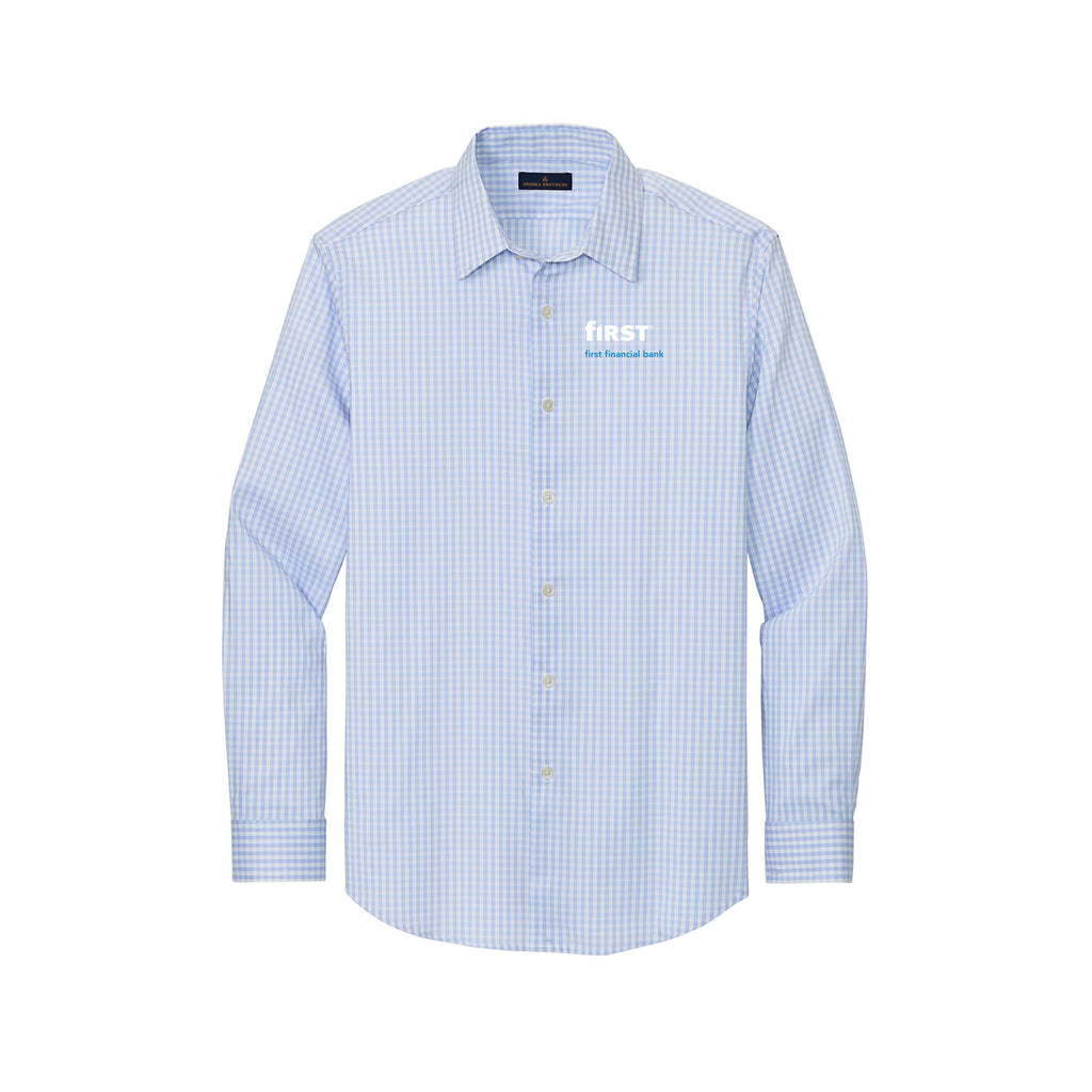 First Financial - Brooks Brothers® Tech Stretch Patterned Shirt