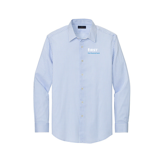 First Financial - Brooks Brothers® Tech Stretch Patterned Shirt