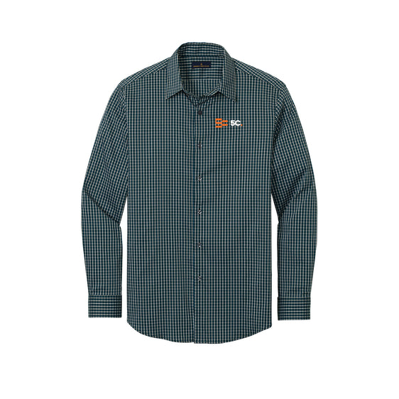 5C - Brooks Brothers® Tech Stretch Patterned Shirt