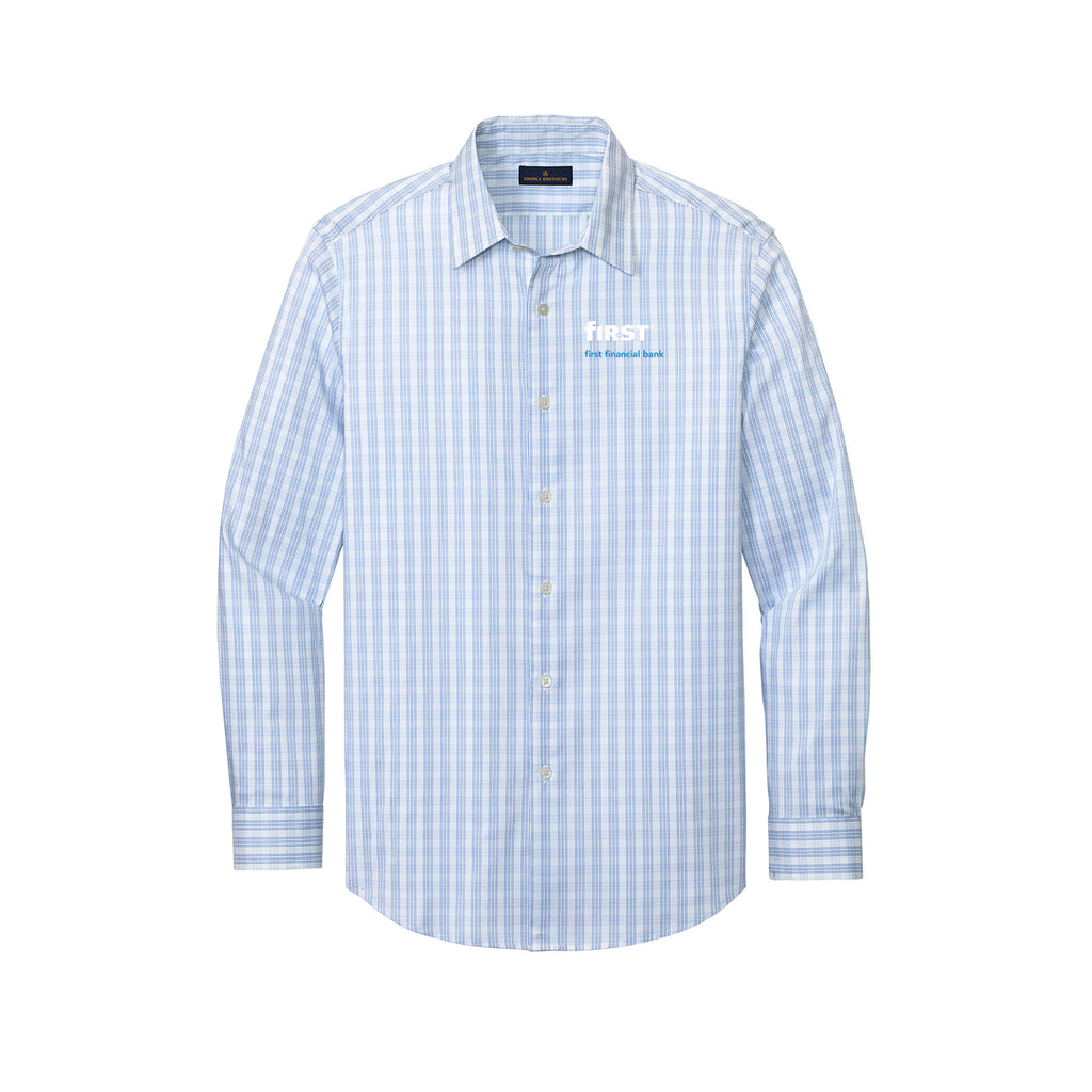 First Financial - Brooks Brothers® Tech Stretch Patterned Shirt