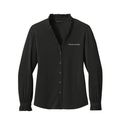 Germain Cars Corp - Brooks Brothers® Women’s Long Sleeve Ruffle Collar Blouse