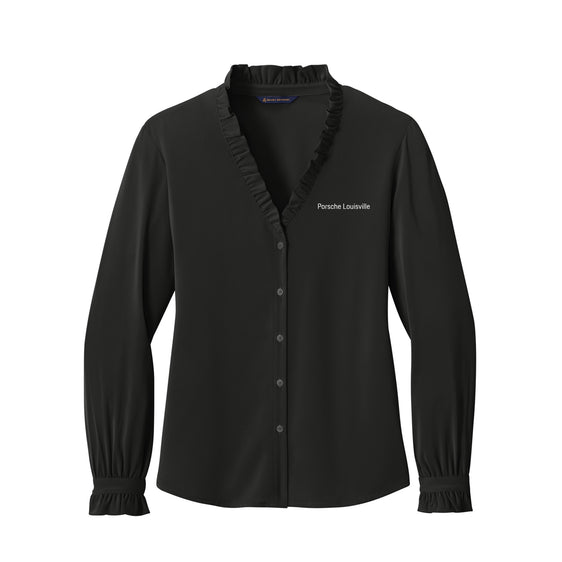 Germain Cars Corp - Brooks Brothers® Women’s Long Sleeve Ruffle Collar Blouse