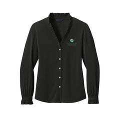Haughn & Associates - Brooks Brothers® Women’s Long Sleeve Ruffle Collar Blouse
