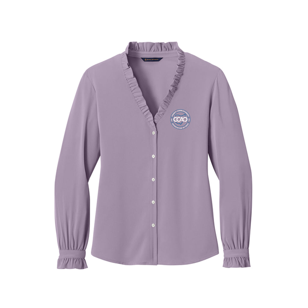 CCAO - Brooks Brothers® Women’s Long Sleeve Ruffle Collar Blouse