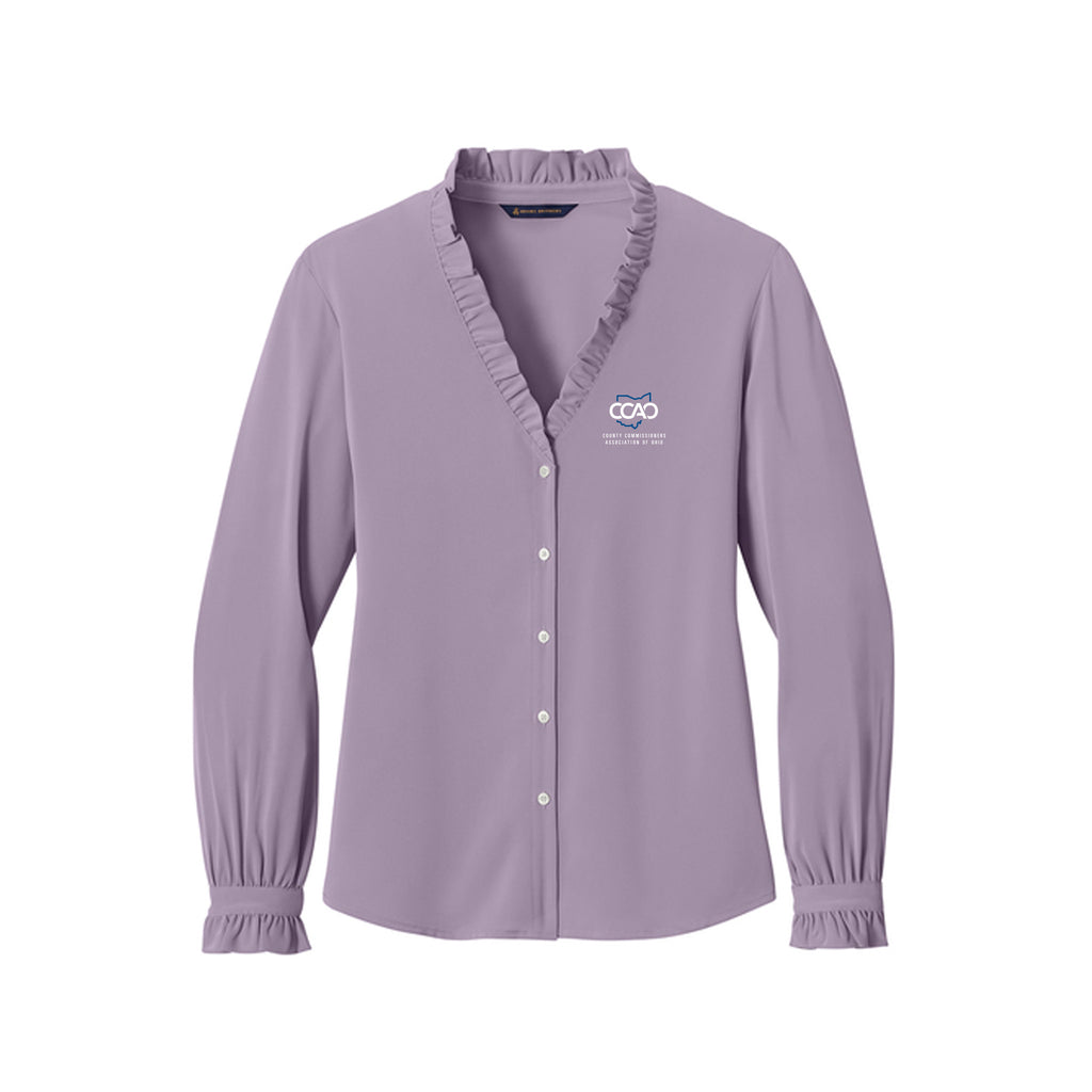 CCAO - Brooks Brothers® Women’s Long Sleeve Ruffle Collar Blouse