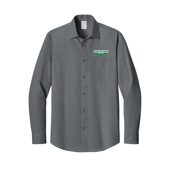 Mark Williams Auto Group - Brooks Brothers® Wrinkle-Free Stretch Pinpoint Spread Collar Shirt