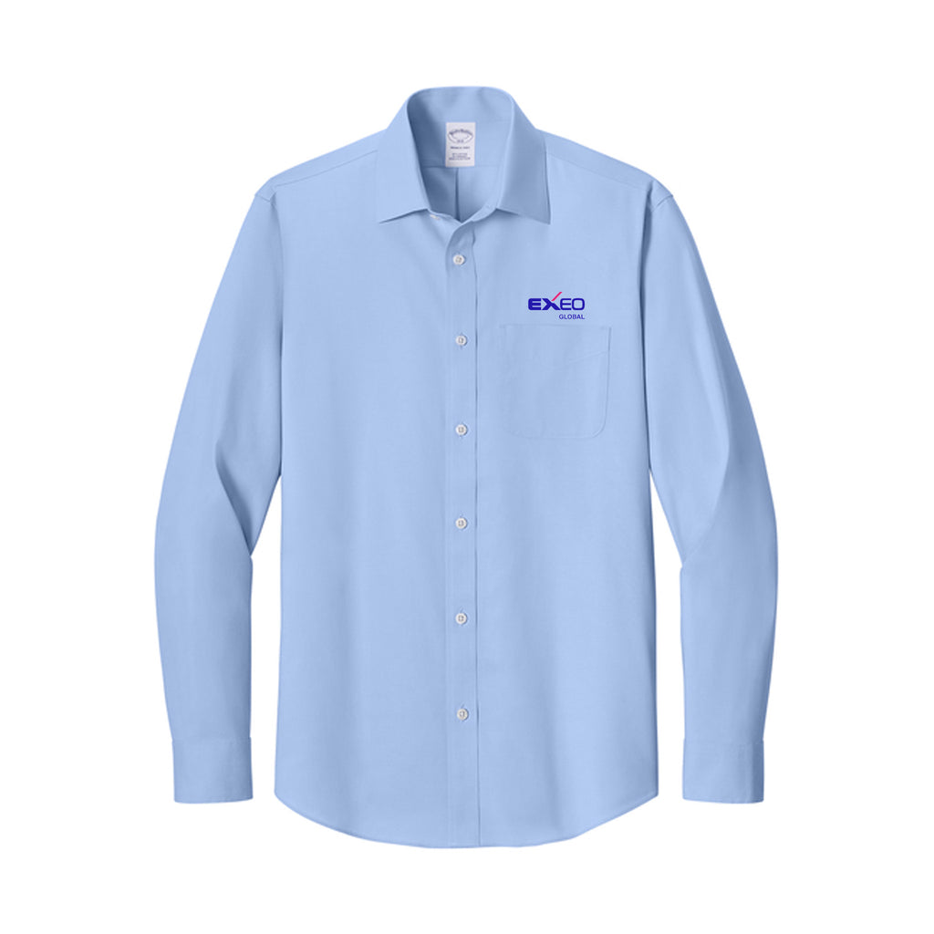 Exeo Global - Brooks Brothers® Wrinkle-Free Stretch Pinpoint Spread Collar Shirt