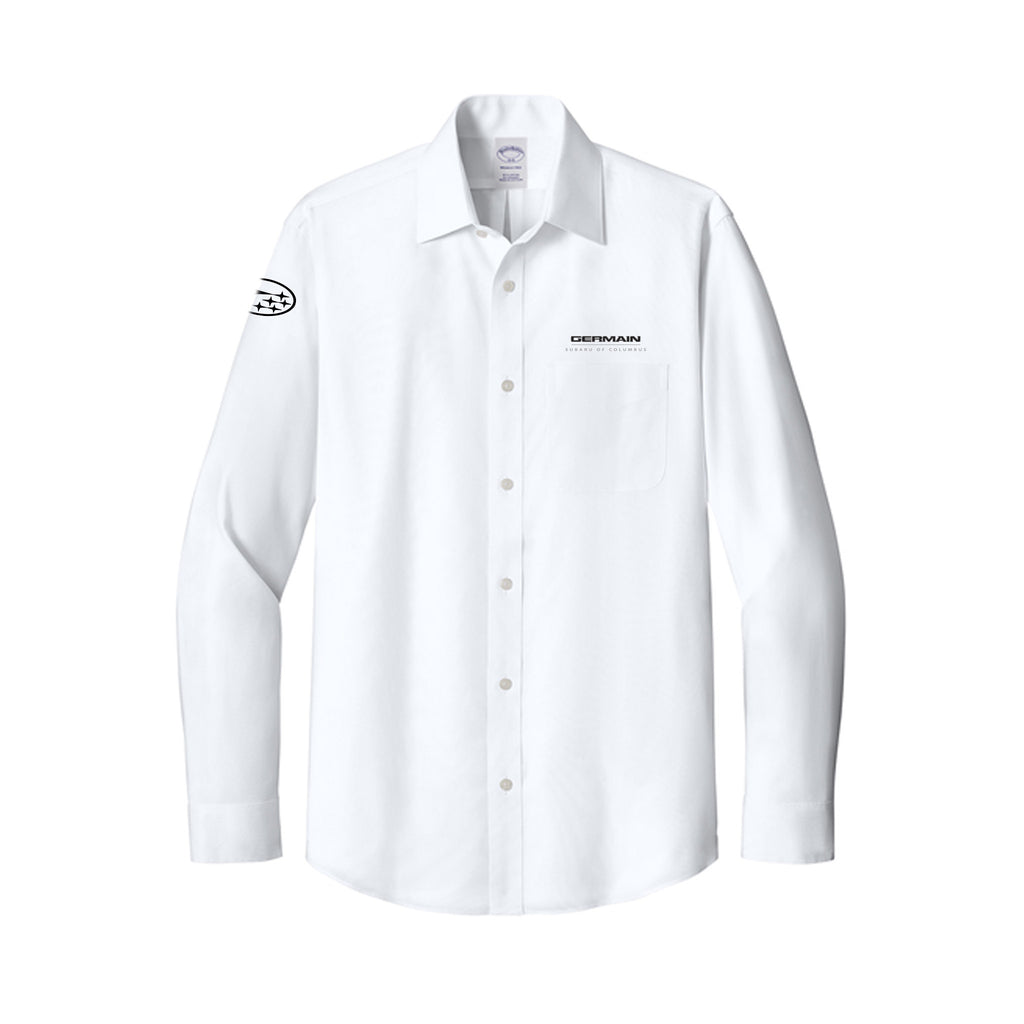 Germain of Subaru - Brooks Brothers® Wrinkle-Free Stretch Pinpoint Spread Collar Shirt