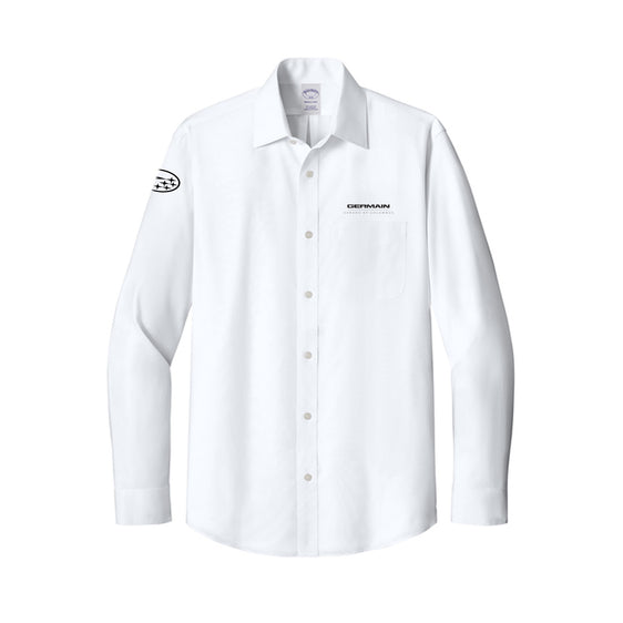 Germain of Subaru - Brooks Brothers® Wrinkle-Free Stretch Pinpoint Spread Collar Shirt