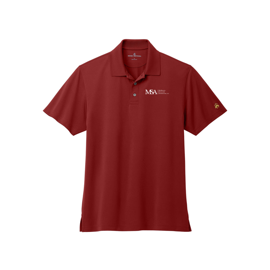 MSA Law Firm - Brooks Brothers® Mesh Pique Performance Polo