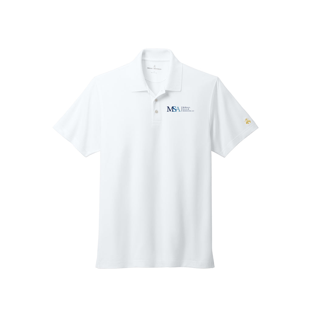 MSA Law Firm - Brooks Brothers® Mesh Pique Performance Polo