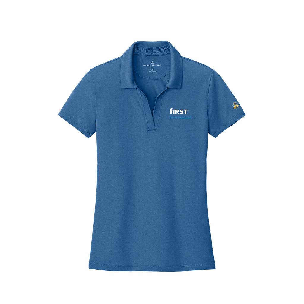 First Financial - Brooks Brothers® Women’s Mesh Pique Performance Polo