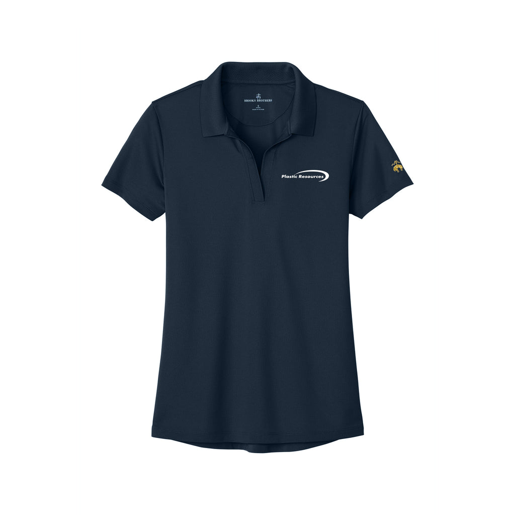 Plastic Resources - Brooks Brothers® Women’s Mesh Pique Performance Polo