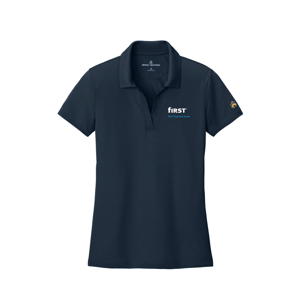 First Financial - Brooks Brothers® Women’s Mesh Pique Performance Polo