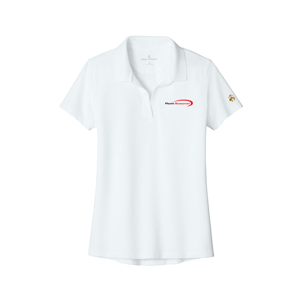 Plastic Resources - Brooks Brothers® Women’s Mesh Pique Performance Polo