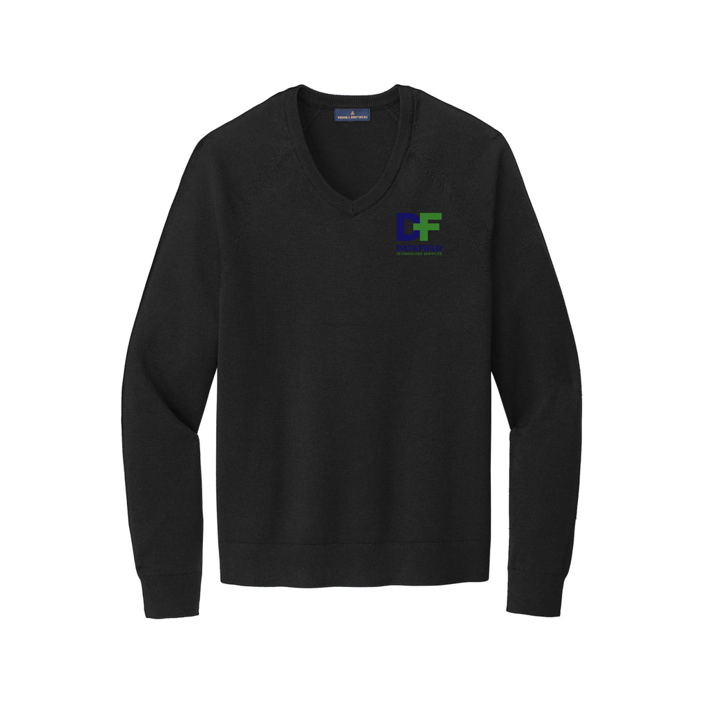 Datafield Technology Services - Brooks Brothers® Cotton Stretch V-Neck Sweater