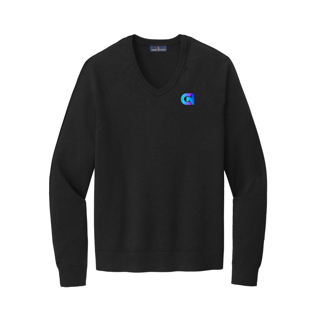 CN Consultnet - Brooks Brothers® Cotton Stretch V-Neck Sweater