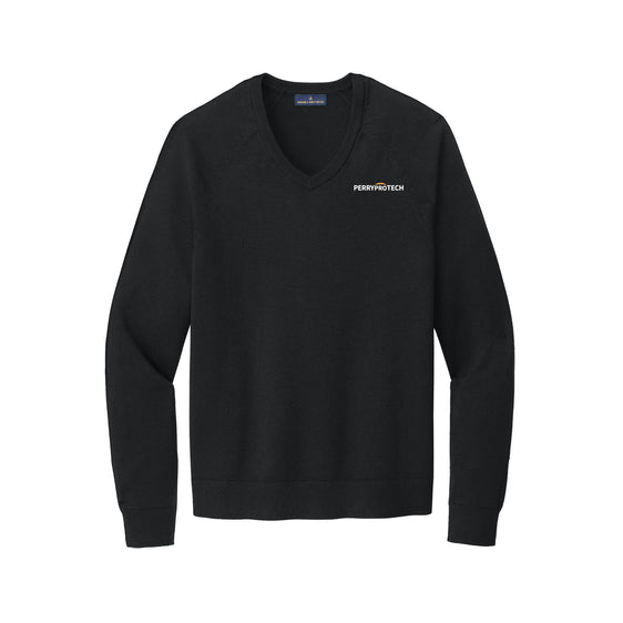 Perry ProTECH - Brooks Brothers® Cotton Stretch V-Neck Sweater