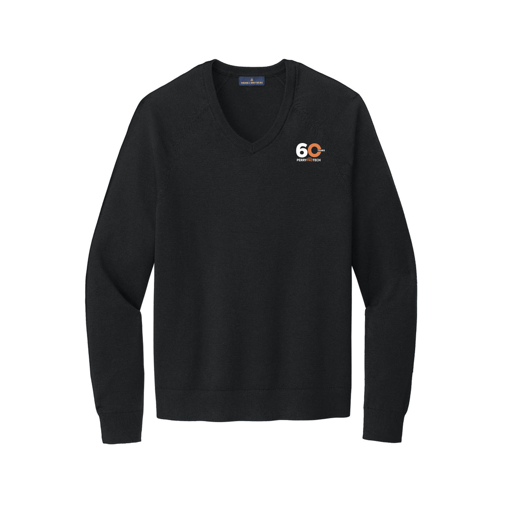 Perry ProTECH 60th Anniversary - Brooks Brothers® Cotton Stretch V-Neck Sweater