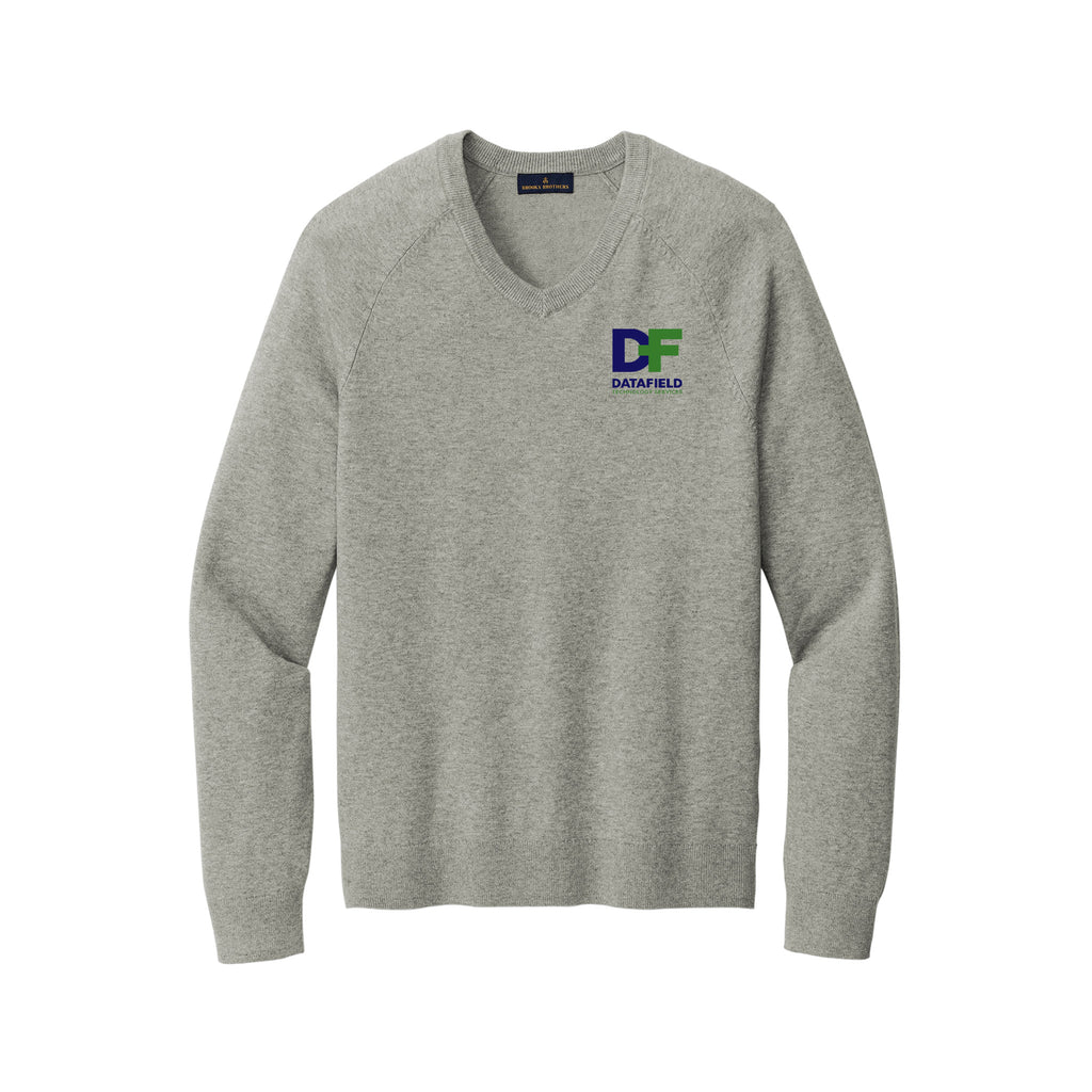 Datafield Technology Services - Brooks Brothers® Cotton Stretch V-Neck Sweater
