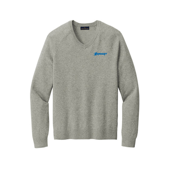 Ricart Leadership - Brooks Brothers® Cotton Stretch V-Neck Sweater