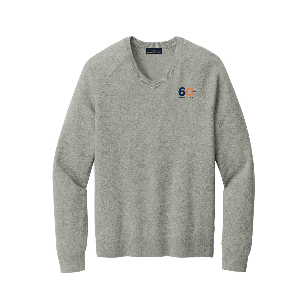 Perry ProTECH 60th Anniversary - Brooks Brothers® Cotton Stretch V-Neck Sweater