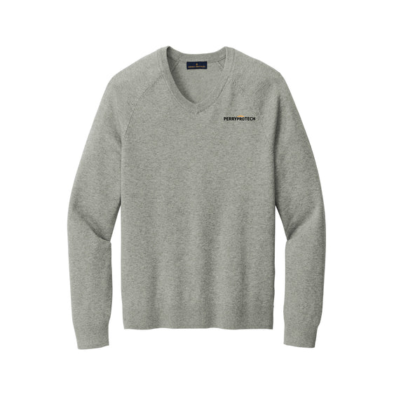 Perry ProTECH - Brooks Brothers® Cotton Stretch V-Neck Sweater