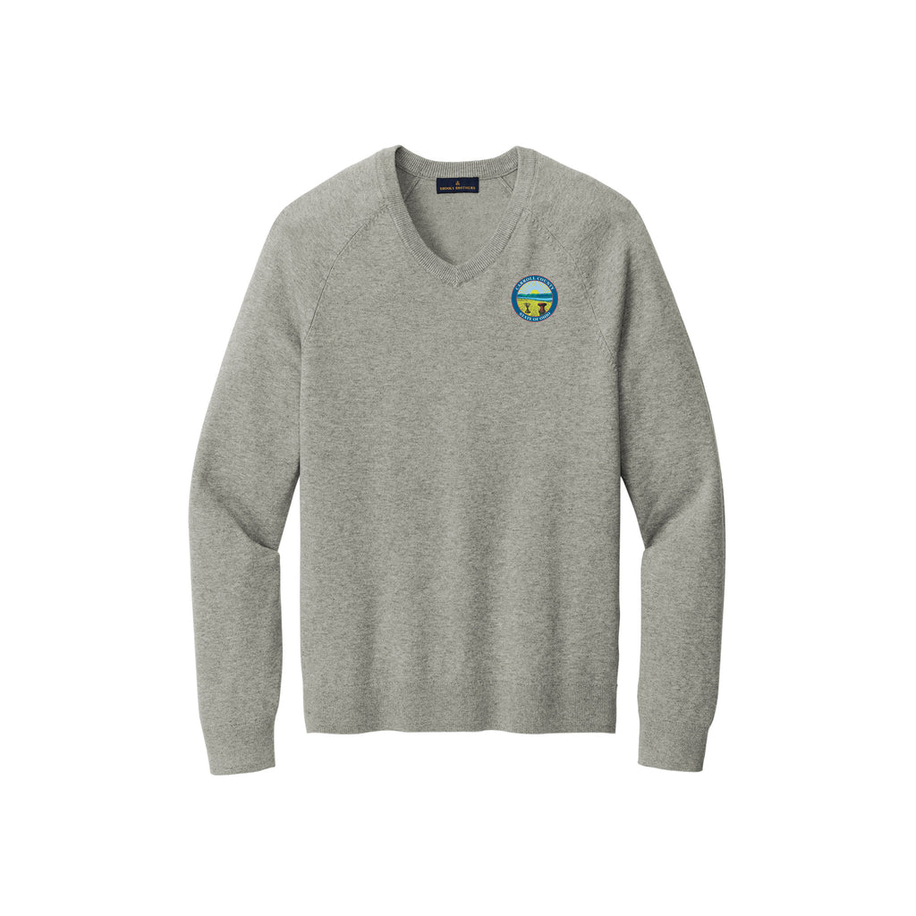 Carroll County - Brooks Brothers® Cotton Stretch V-Neck Sweater