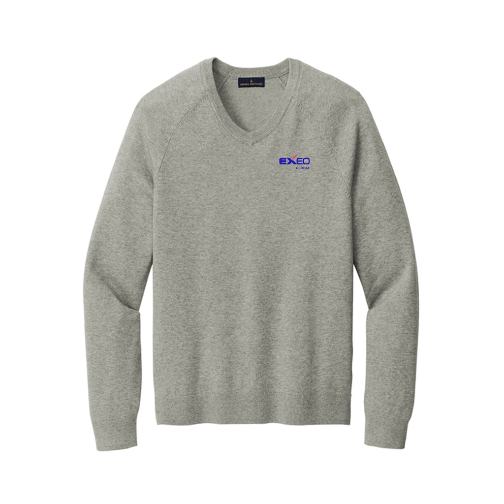 Exeo Global - Brooks Brothers® Cotton Stretch V-Neck Sweater