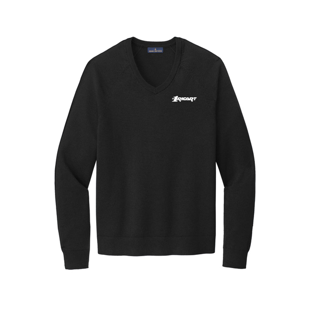 Ricart Leadership - Brooks Brothers® Cotton Stretch V-Neck Sweater