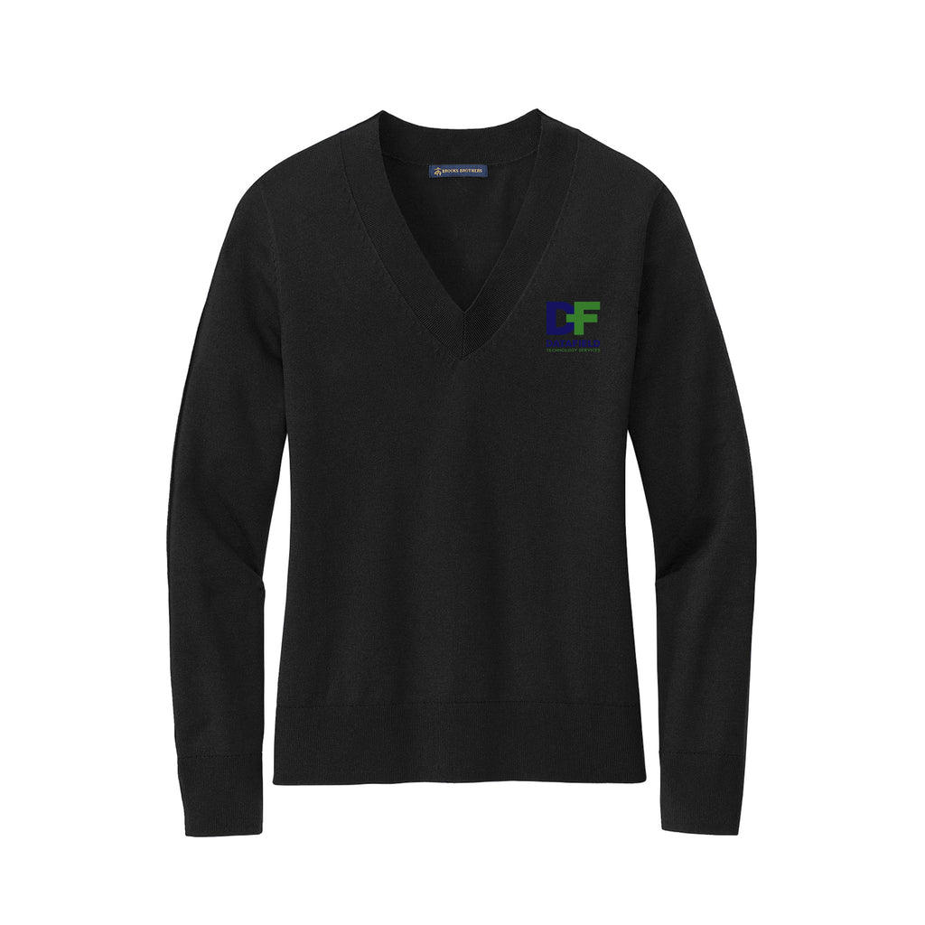 Datafield Technology Services - Brooks Brothers® Women’s Cotton Stretch V-Neck Sweater