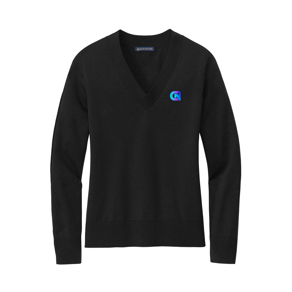CN Consultnet - Brooks Brothers® Women’s Cotton Stretch V-Neck Sweater