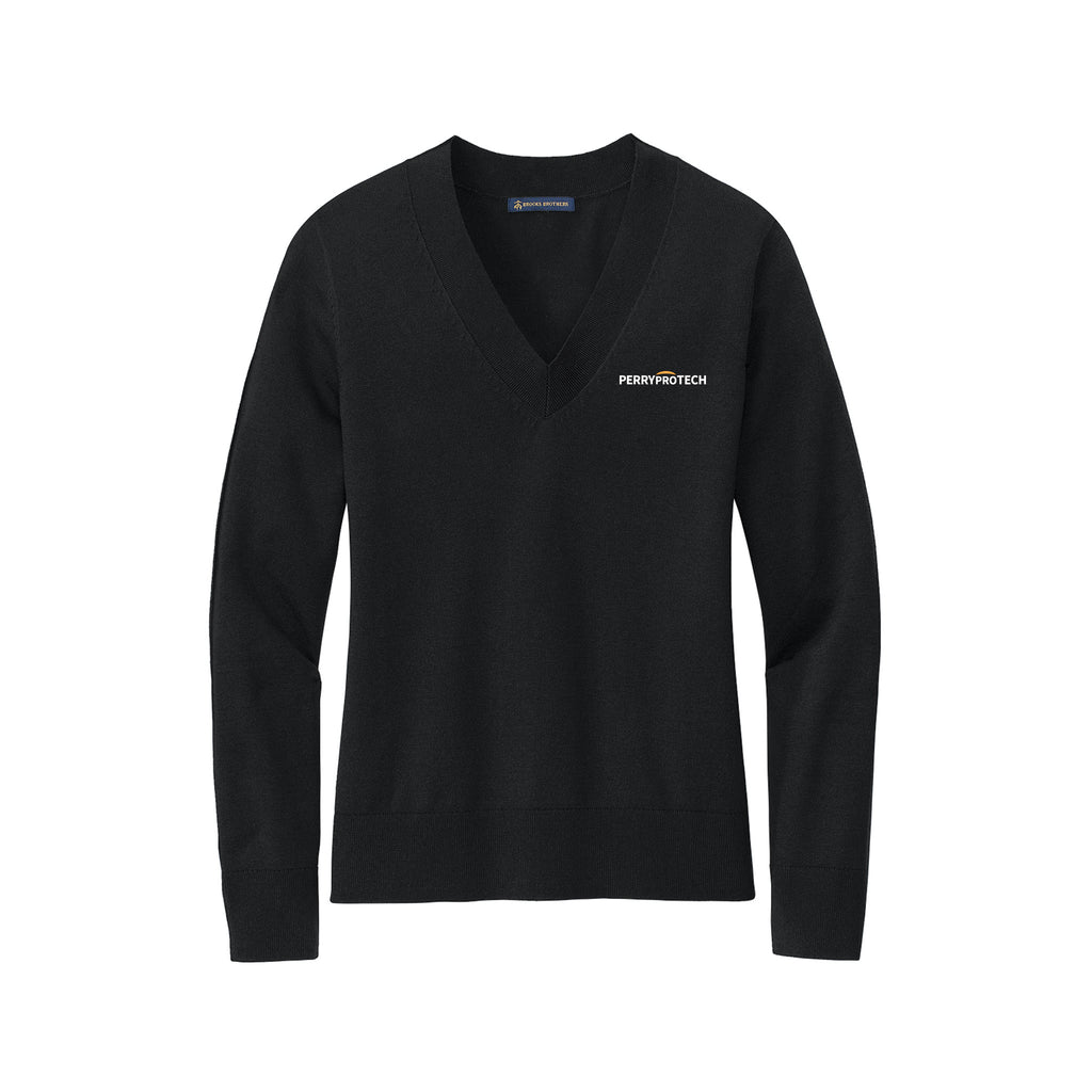 Perry ProTECH - Brooks Brothers® Women’s Cotton Stretch V-Neck Sweater