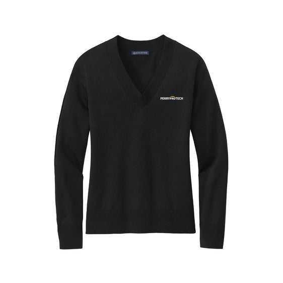 Perry ProTECH - Brooks Brothers® Women’s Cotton Stretch V-Neck Sweater