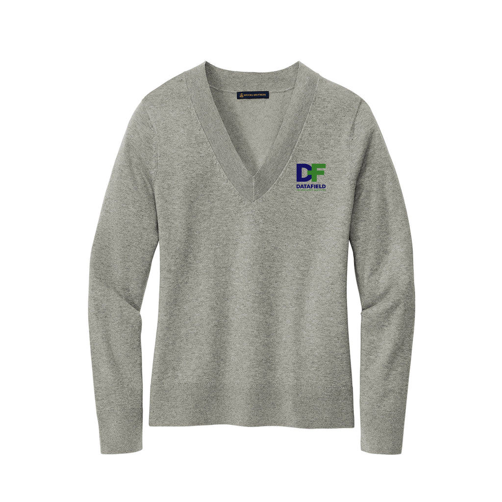 Datafield Technology Services - Brooks Brothers® Women’s Cotton Stretch V-Neck Sweater