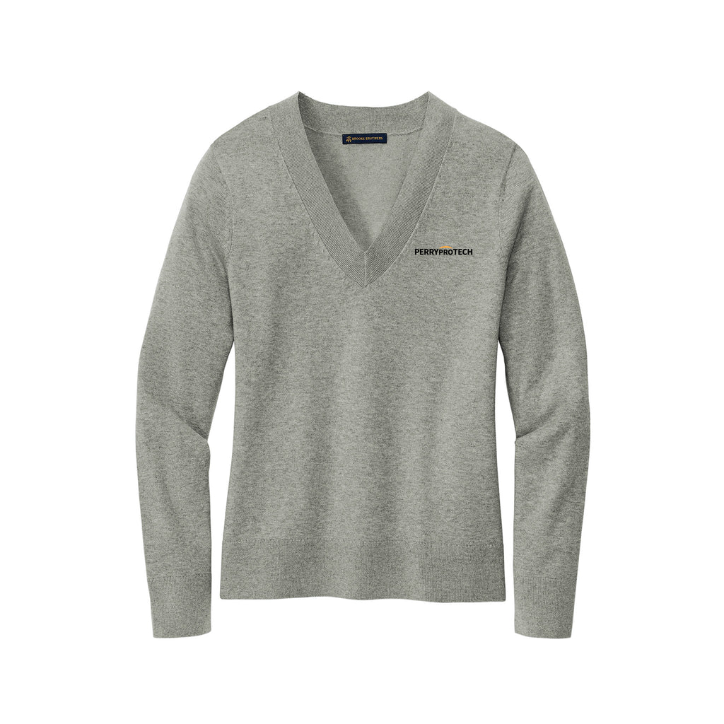 Perry ProTECH - Brooks Brothers® Women’s Cotton Stretch V-Neck Sweater
