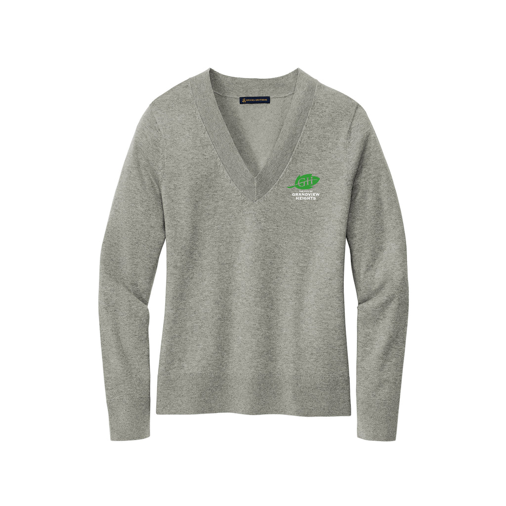 City of Grandview Heights - Brooks Brothers® Women’s Cotton Stretch V-Neck Sweater
