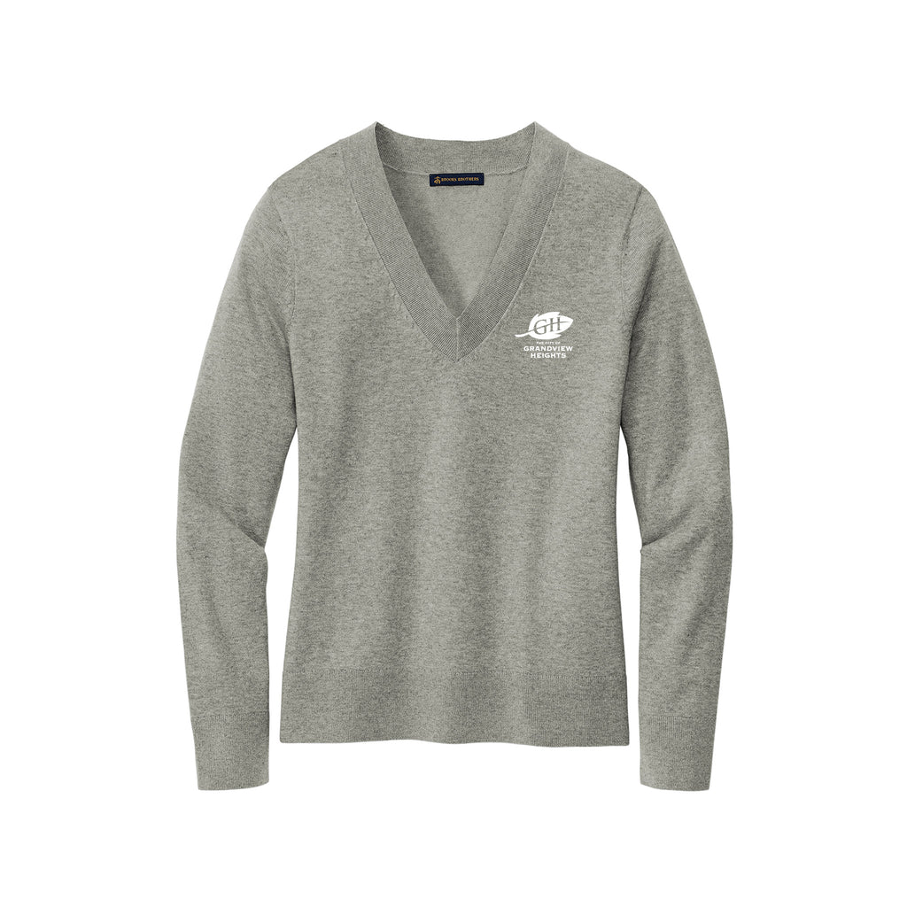 City of Grandview Heights - Brooks Brothers® Women’s Cotton Stretch V-Neck Sweater