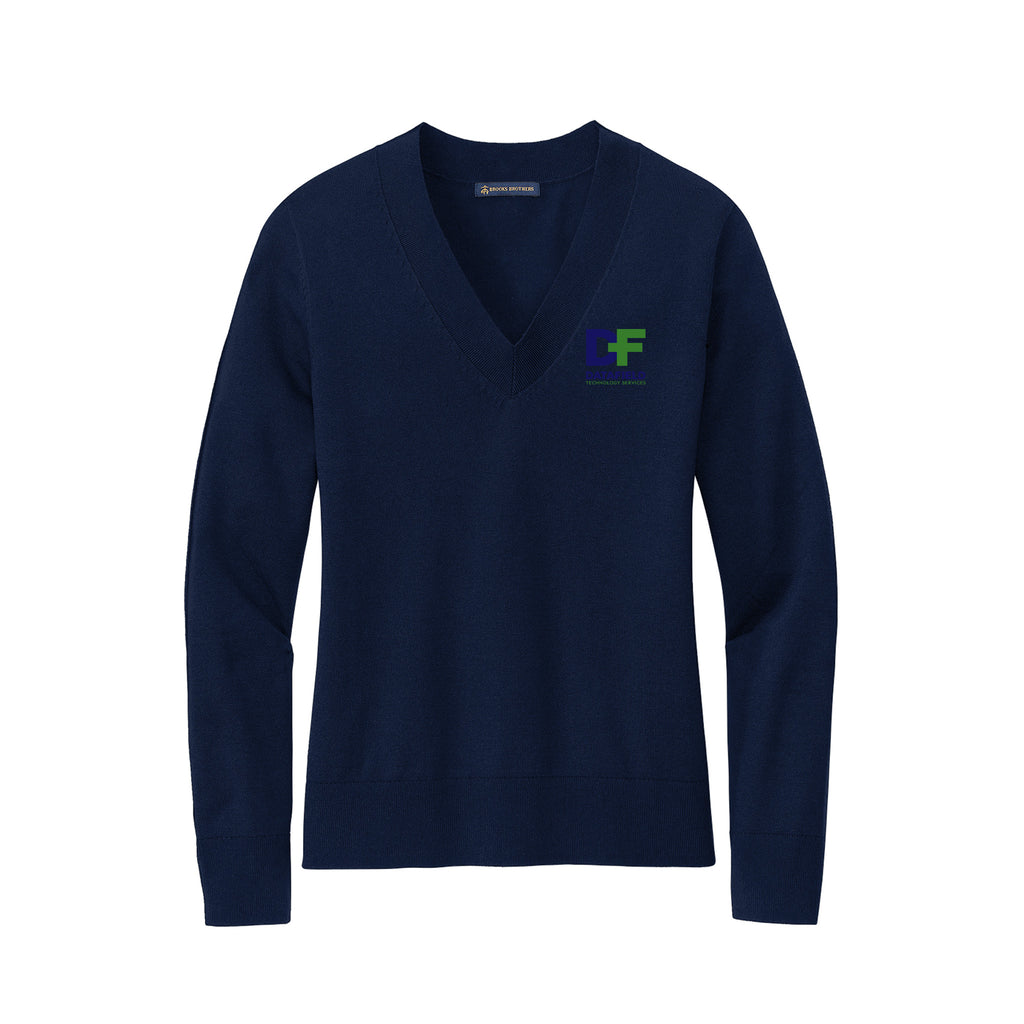 Datafield Technology Services - Brooks Brothers® Women’s Cotton Stretch V-Neck Sweater