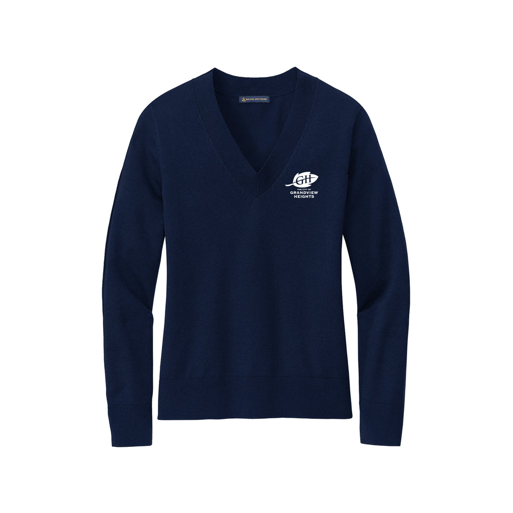 City of Grandview Heights - Brooks Brothers® Women’s Cotton Stretch V-Neck Sweater