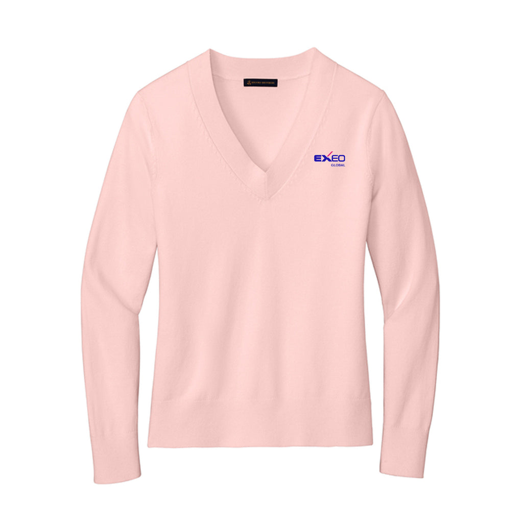 Exeo Global - Brooks Brothers® Women’s Cotton Stretch V-Neck Sweater