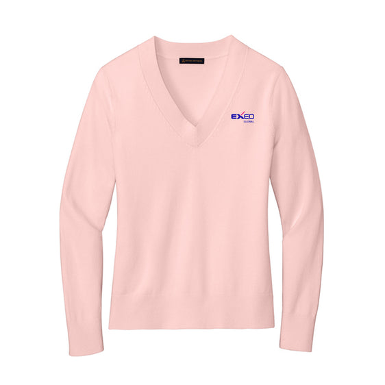 Exeo Global - Brooks Brothers® Women’s Cotton Stretch V-Neck Sweater