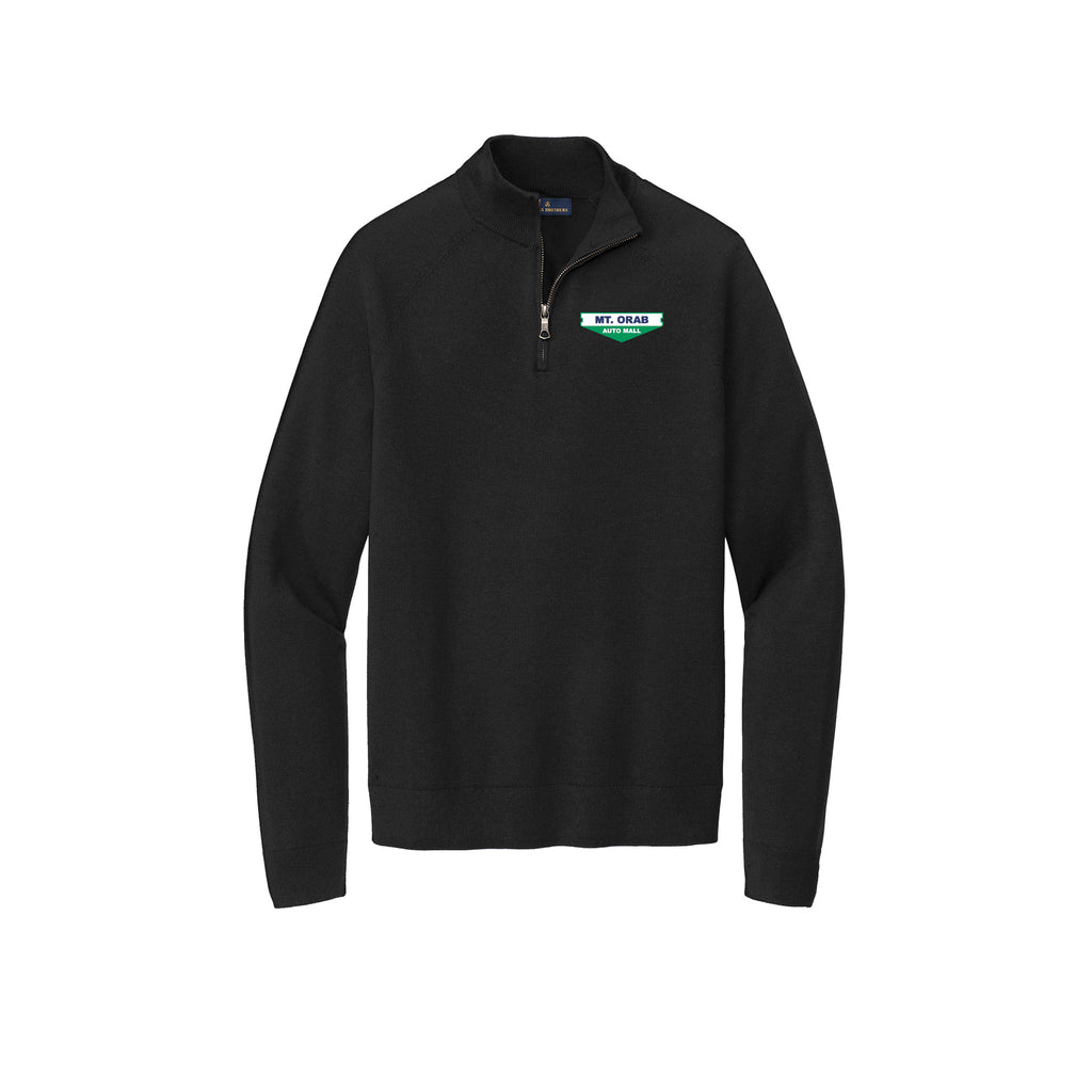 MT. Orab Auto Mall - Brooks Brothers® Cotton Stretch 1/4-Zip Sweater