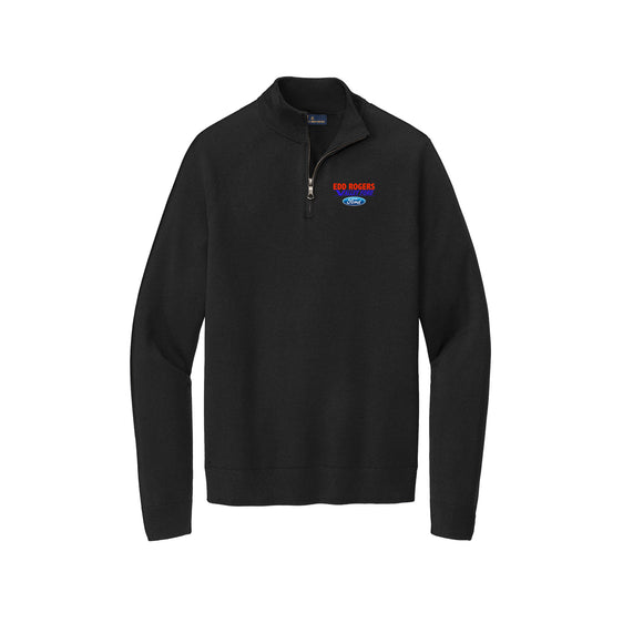 Edd Rogers Valley Ford - Brooks Brothers® Cotton Stretch 1/4-Zip Sweater