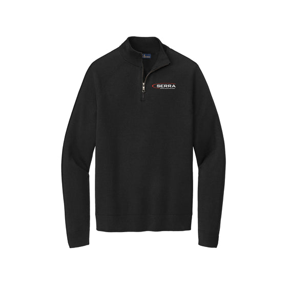 Serra Chevrolet Saginaw - Brooks Brothers® Cotton Stretch 1/4-Zip Sweater