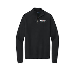 Nourse - Brooks Brothers® Cotton Stretch 1/4-Zip Sweater