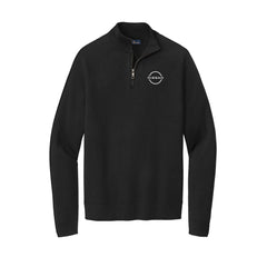 Gray Daniels Auto Family - Brooks Brothers® Cotton Stretch 1/4-Zip Sweater