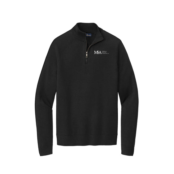 MSA Law Firm - Brooks Brothers® Cotton Stretch 1/4-Zip Sweater